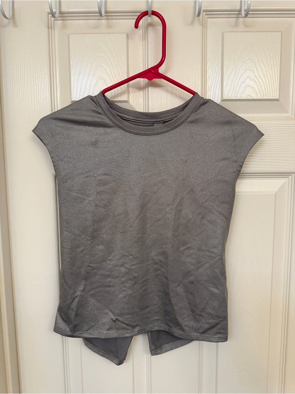 Girls More Than Magic Gray Cap-Sleeve Top